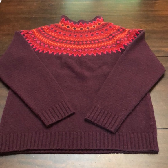Eddie Bauer 100% lambswool sweater. - Picture 2 of 5